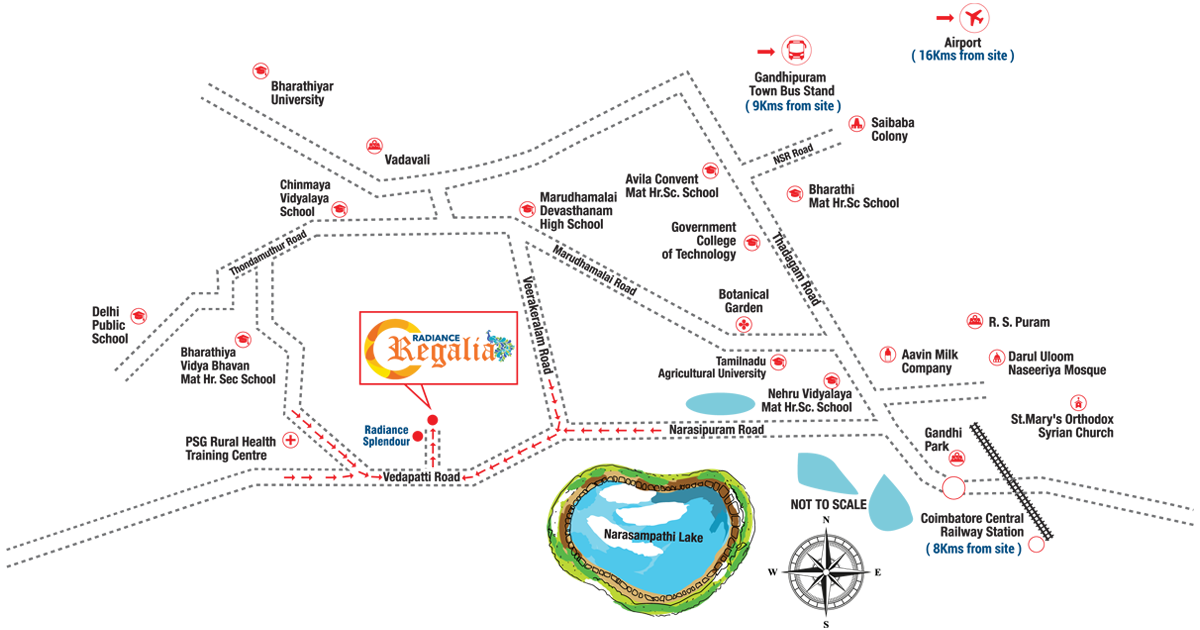 location map regalia